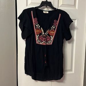 Embroidered Top